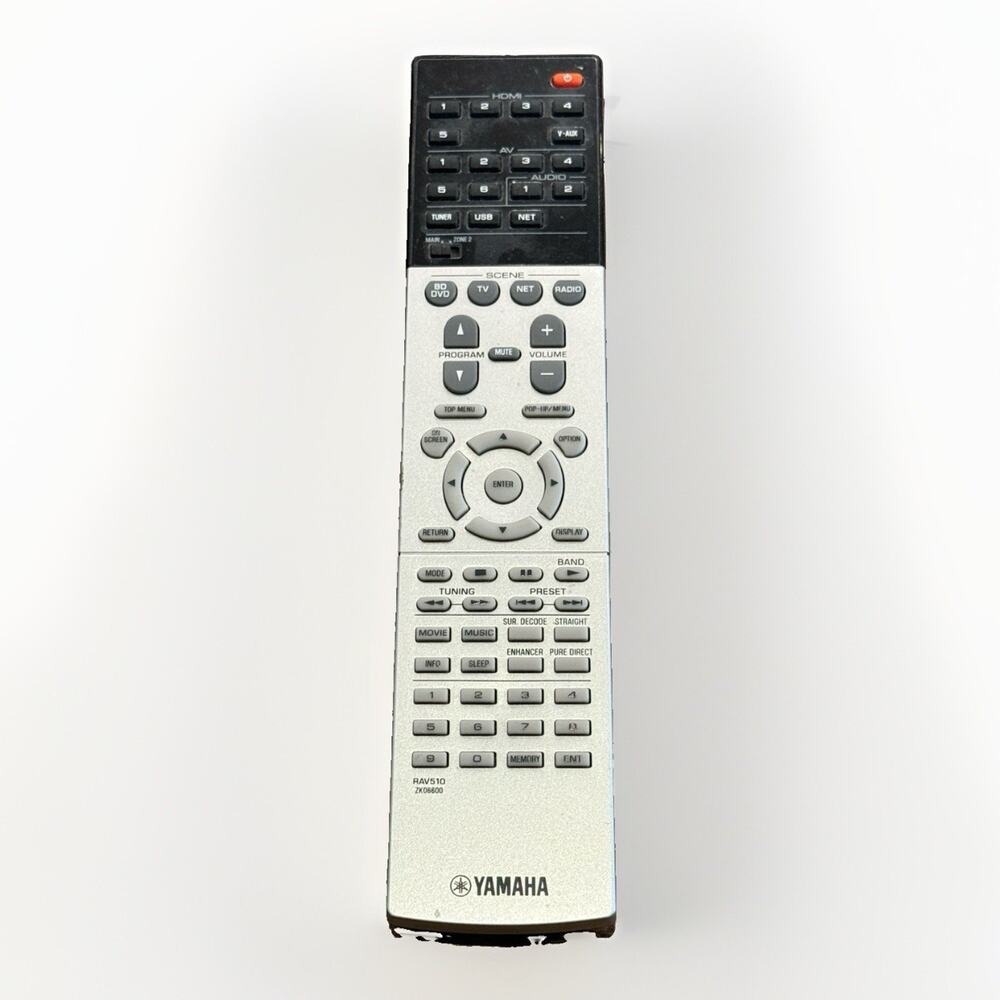 Genuine Yamaha RAV510 ZK06600 Remote Control Tested Works!